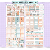 Pink Sands Horizontal Weekly Sticker Foiled Kit (HOLO GOLD FOIL)