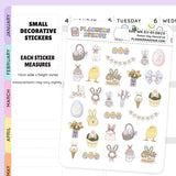 Easter Day Small Decorative Planner Sticker