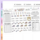 Easter Day Fitness Planner Stickers