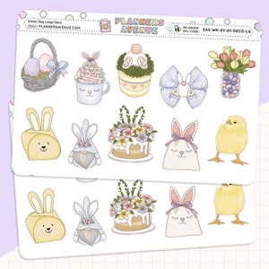 Easter Day Deluxe Decorative Planner Sticker