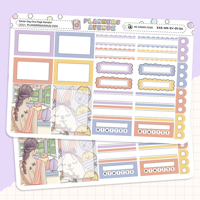 Easter Day Planner Stickers Sampler