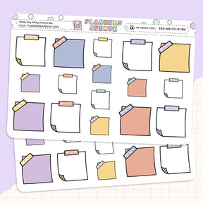 Easter Day Sticky Notes Planner Stickers