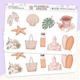 Pink Sands Deluxe Decorative Planner Sticker