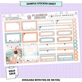 Pink Sands Planner Stickers Sampler