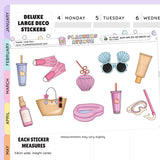 Seaside Deluxe Decorative Planner Sticker