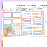 Seaside Planner Stickers Sampler