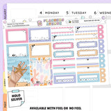 Seaside Planner Stickers Sampler