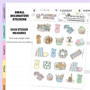 Sugar Bunny Small Decorative Planner Sticker