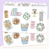 Sugar Bunny Deluxe Decorative Planner Sticker