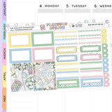 Sugar Bunny Planner Stickers Sampler