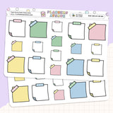 Sugar Bunny Sticky Notes Planner Stickers