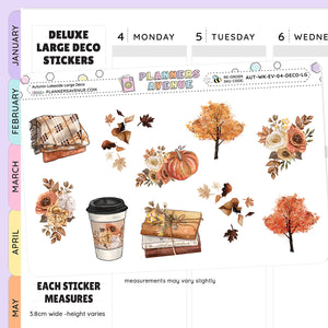 Autumn Lake Deluxe Decorative Planner Sticker