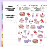 Berry Sweet Small Decorative Planner Sticker