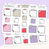 Berry Sweet Sticky Notes Planner Stickers