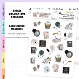 Bookish Small Decorative Planner Sticker