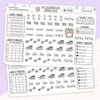 Bookish Fitness Planner Stickers