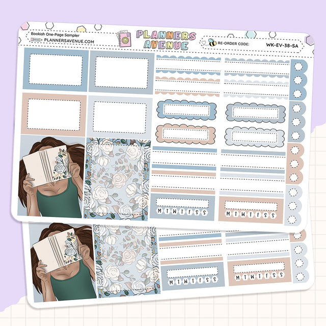 Bookish Planner Stickers Sampler