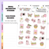 Cherry Blossoms Small Decorative Planner Sticker