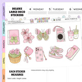 Cherry Blossoms Deluxe Decorative Planner Sticker