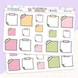 Cherry Blossoms Sticky Notes Planner Stickers