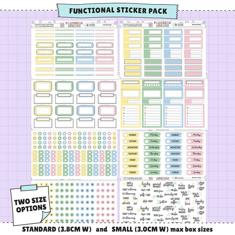 Sugar Bunny Functional Sticker Kit