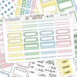 Sugar Bunny Functional Sticker Kit