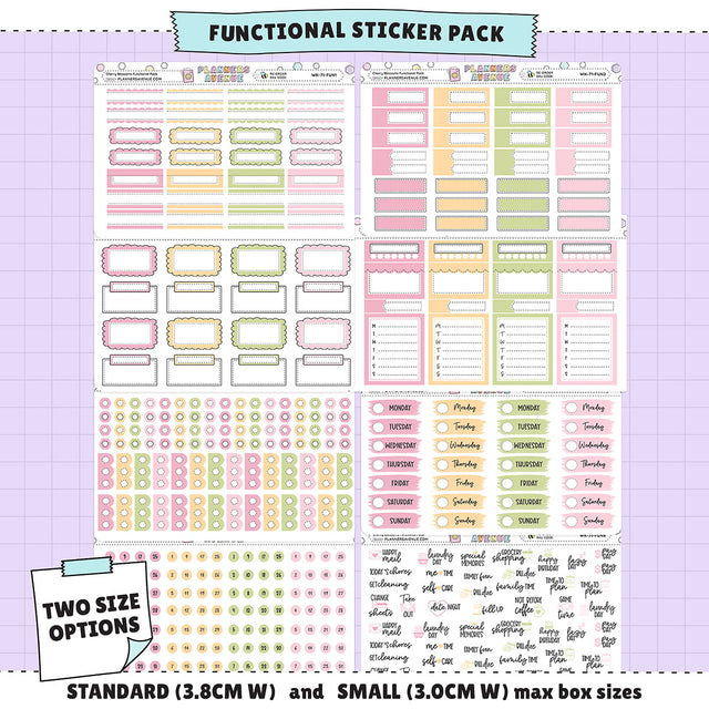 Cherry Blossoms Functional Sticker Kit