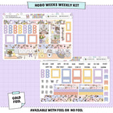 Easter Day Hobonichi Weeks Sticker Foiled Kit (GOLD FOIL)