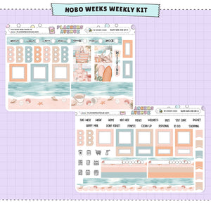 Pink Sands Hobonichi Weeks Sticker Kit