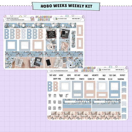 Bookish Hobonichi Weeks Sticker Kit no foil