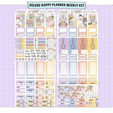 Easter Day Happy Planner Weekly Sticker Foiled Kit (GOLD FOIL)