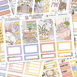 Easter Day Happy Planner Weekly Sticker Foiled Kit (GOLD FOIL)