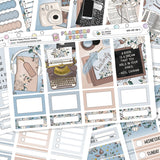 Bookish Happy Planner Weekly Sticker Foiled Kit (SILVER FOIL)