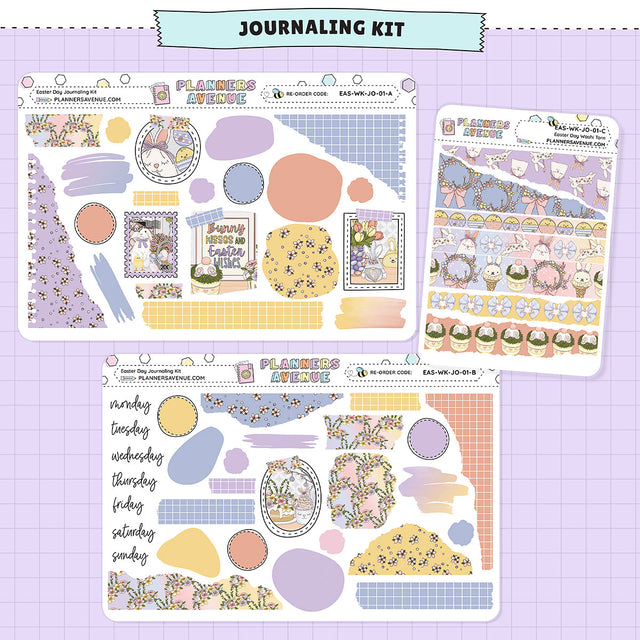 Easter Day Journaling Sticker Kit