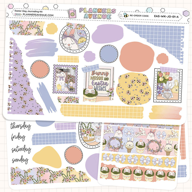 Easter Day Journaling Sticker Kit