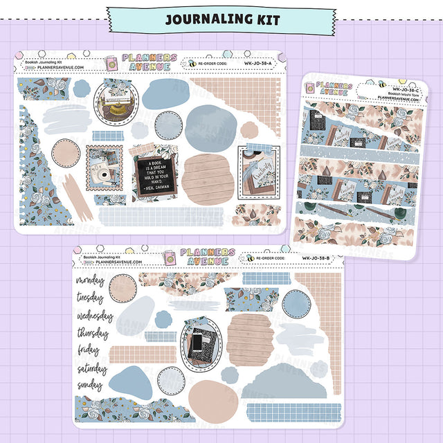 Bookish Journaling Sticker Kit