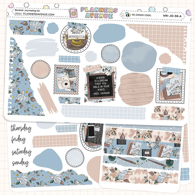 Bookish Journaling Sticker Kit