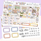 Easter Day Lime Weekly Planner Sticker Foiled Kit (GOLD FOIL)