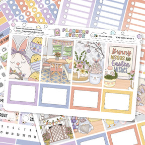 Easter Day Leanne Baker Weekly Sticker Foiled Kit (GOLD FOIL)