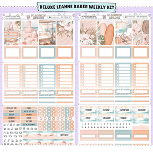 Pink Sands Leanne Baker Weekly Sticker Foiled Kit 