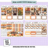 Autumn Lake Leanne Baker Weekly Sticker Foiled Kit (ROSE GOLD FOIL)