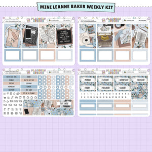 Bookish Leanne Baker Weekly Mini Sticker Kit