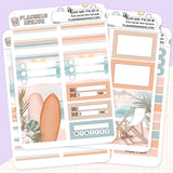 Pink Sands Mini Sampler Weekly Sticker Foil Kit (HOLO GOLD FOIL)