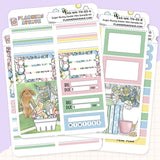 Sugar Bunny Mini Sampler Weekly Sticker Foil Kit