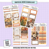 Autumn Lake Mini Sampler Weekly Sticker Foil Kit (ROSE GOLD FOIL)