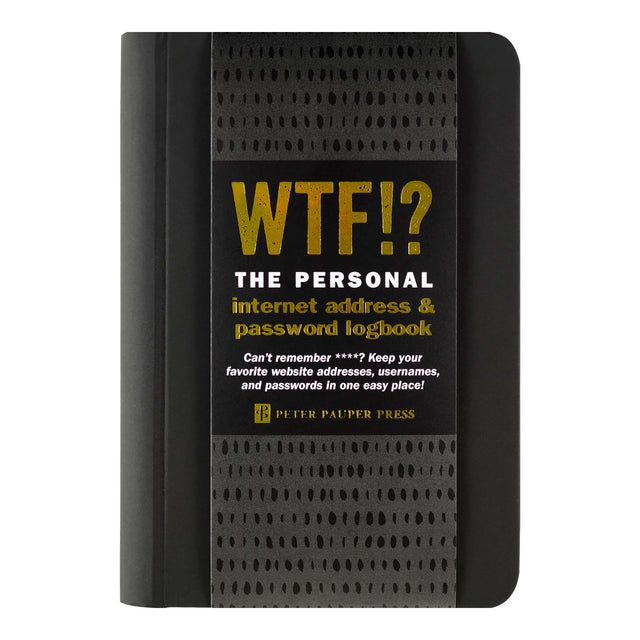 WTF Personal Internet Address & Password Organizer