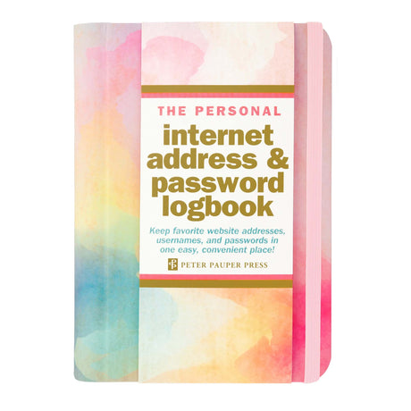 Watercolour Sunset Internet Address & Password Logbook