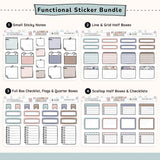 Functional Planner Stickers Monthly Bundle