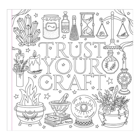 Witchcraft & Wonder Artist's Colouring Book