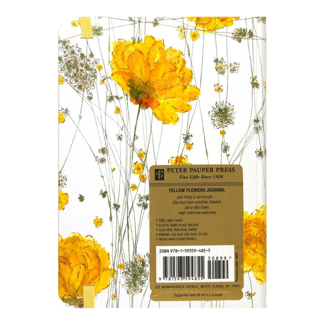 Yellow Flowers Journal Notebook